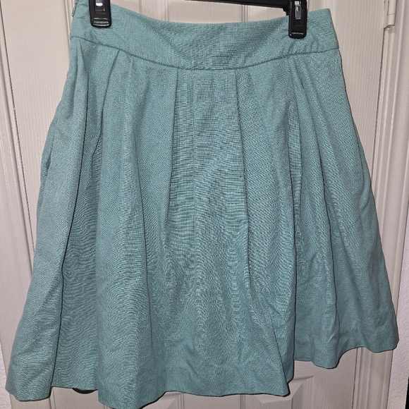 French Connection Seafoam Green Full Skirt with Pockets Women's Size 6 or M - Picture 3 of 7